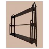 MAHOGANY WHAT-NOT SHELF