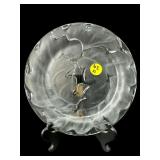 LALIQUE FRANCE CAPUCINES PLATE