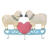 METAL SHEEP HAT COAT RACK HOLDER
