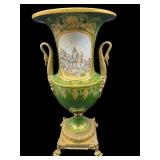 FRENCH SEVRES STYLE PORCELAIN & GILT BRONZE