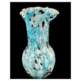 EUROPEAN SPATTER ART GLASS VASE