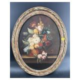 CHELSEA HOUSE CAMEO FLORAL OIL ON BOARD