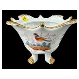 CHELSEA HOUSE PORCELAIN DECORATIVE FOOTED BOWL