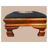 SOLID WALNUT EMPIRE STOOL