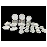77 PC OF FLORAL AUSTRIAN CHINA