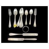 LOT OF MISC SILVERPLATE UTENSILS