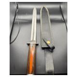 WOOD AND STAINLESS DAGGER