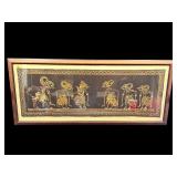 INDONESIAN BATIK SHADOW PUPPET PAINTING ON