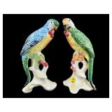 2 CHELSEA HOUSE PORCELAIN PARROTS