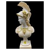 ALABASTER HANDMADE GRECIAN SCULPTURE/BUST