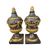 PR OF STERLING INDUSTRIES PLASTER GOLD AND BLACK