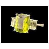 18K WHITE GOLD RARE PARAIBA TOURMALINE & DIAMOND