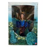 1998 THE PEACOCK BARBIE DOLL NRFB;