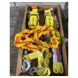 BOX LOT OF HEAVY DUTY STRAPS