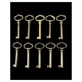 SET OF 10 CRAFTIQUE FURNITURE KEYS