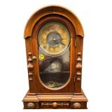 ANTIQUE WM GILBERT CATHEDRAL MANTLE CLOCK