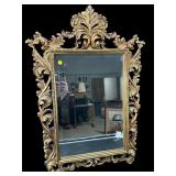 CAROLINA MIRROR COMPANY ORNATE BEVELLED MIRROR