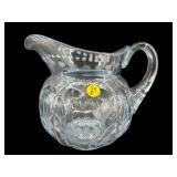 ANTIQUE BLUE DEPRESSION HEISEY COLONIAL ETCHED