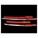 LOT OF 2 SWORDS IN SHEATH
