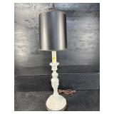 MOTTAHEDEH STYLE FIGURAL CANDLESTICK LAMP AS IS