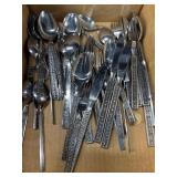 LOT OF STAINLESS JAPAN ART DECO FLATWARE