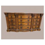 UNIVERSAL FURNITURE LARGE CHERRY 12 DRAWER DRESSER
