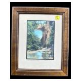 THE NATURAL BRIDGE WALLACE NUTTING EXTERIOR PRINT