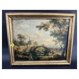 ITALIAN PRINT ON CANVAS
