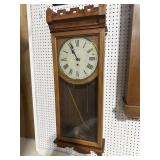 WALNUT 1 WEIGHT REGULATOR CLOCK