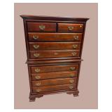 CHERRY 5 DRAWER TALL CHEST