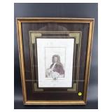 CHARLES CORNWALLACE ENGRAVING PRINT