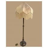 ORNATE BRASS FLOOR LAMP