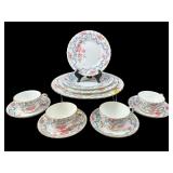 12 PCS MINTON MONTROSE PORCELAIN