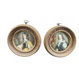 PR OF EUROPEAN COURT PORTRAIT PRINTS IN ORNATE