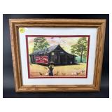 SIGNED AND NUMBERED ROYAL CROWN COLA WATERCOLOR