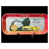 COCA COLA DRIVE REFRESHED METAL TRAY