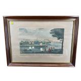 VIEW OF ROYAL PALACE IF WINDSOR LITHOGRAPH