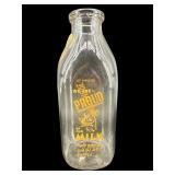 1QT DELAMORE DAIRY INC MILK BOTTLE