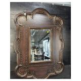 ETHAN ALLEN BUTTON DECORATED MIRROR