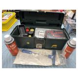 BOX OF CLEANING AND RELOADING EQUIPMENT