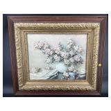 OAK FRAMED STILL LIFE PRINT