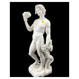 TOSCANO HAND CRAFTED NUDE MALE SCULPTURE