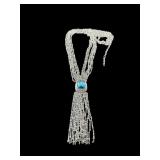 DESIGNER EMMA SKYE BLUE TOPAZ COLOR NECKLACE;