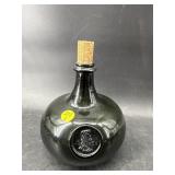 HAND BLOWN 19TH CENT. ONION BOTTLE