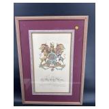 JOSEPH EDMONDSON HAND COLORED ENGRAVING