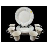 SET OF 12 LENOX NICOLE CHINA