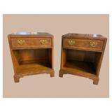 2 HENREDON 1 DRAWER NIGHTSTANDS