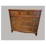 MAHOGANY 4 DRAWER CHEST