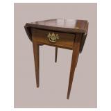 SOLID WALNUT Y AND J DROP LEAF TABLE