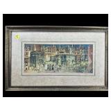 MEDIEVAL STREET SCENE PRINT